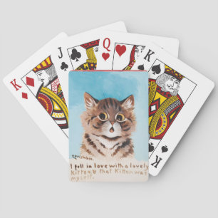 I Fell in Love With a Lovely Kitten (Myself) Playing Cards