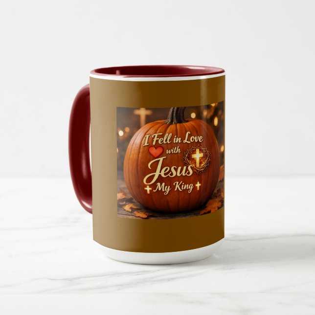 I FELL IN LOVE WITH JESUS MUG (Front Left)