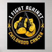 I Fight Childhood Cancer Boxing Gloves
