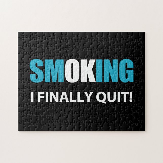 I Finally Quit - Stopped Smoking Reward Jigsaw Puzzle (Horizontal)