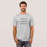 "i find your misogyny unattractive" tee (mens)