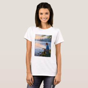 I Fish... Because God Said I Can – Camping T-Shirt