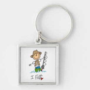 I Fish Key Ring
