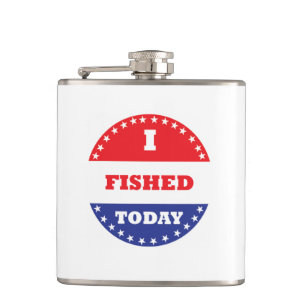 I Fished Today Hip Flask
