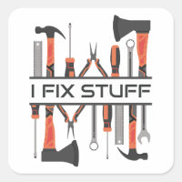 I Fix Stuff mens, Tools Hammer, Mechanic, Handyman