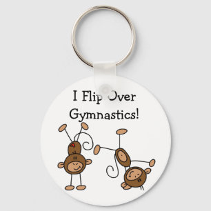 I Flip Over Gymnastics Tshirts and Gifts Key Ring
