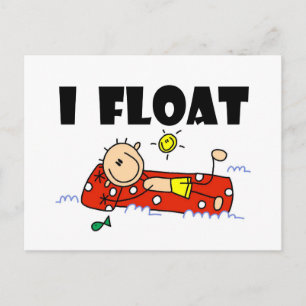 I Float T-shirts and Gifts Postcard