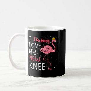 I Flocking Love My New Knee Replacement Surgery Fl Coffee Mug