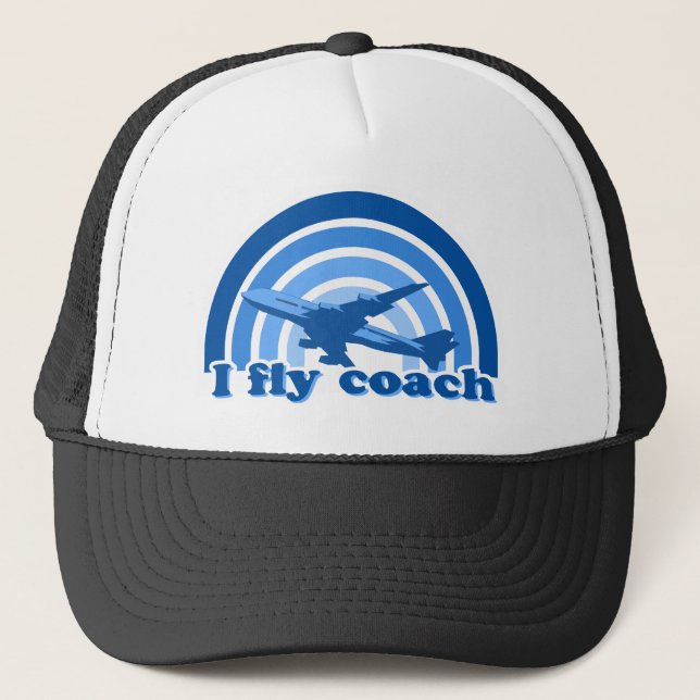 I fly coach hat (Front)
