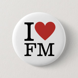 I ❤️ FM Facilities Management Employees CUSTOM Pin