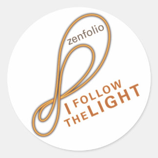 I follow the light sticker