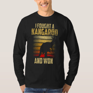I Fought A Kangaroo And Won Animal Kangaroos T-Shirt