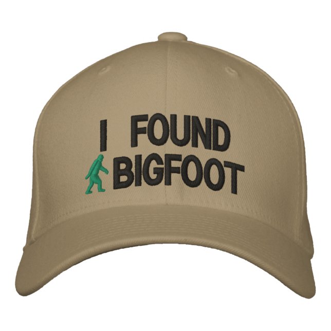 I found bigfoot embroidered hat (Front)