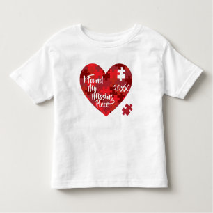 I Found My Missing Piece - Puzzle Heart Toddler T-Shirt