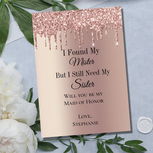 I Found My Mister Bridal Party Proposal Cards (Creator Uploaded)