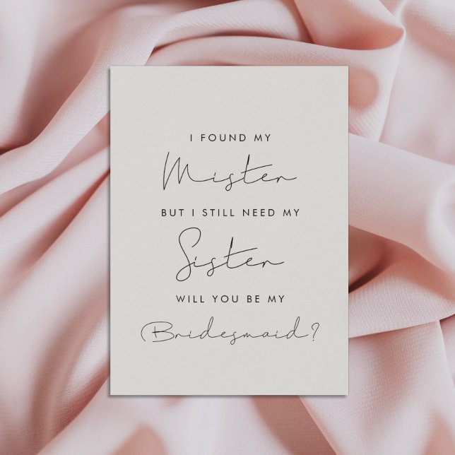 I found my mister but I still need my sister card (Creator Uploaded)