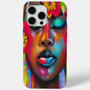 I Found My Peace Abstract Black Woman Portrait iPhone 15 Pro Max Case