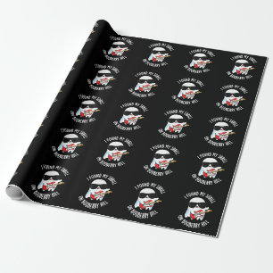 I Found My Shrill On Booberry Hill Funny Ghost Pun Wrapping Paper