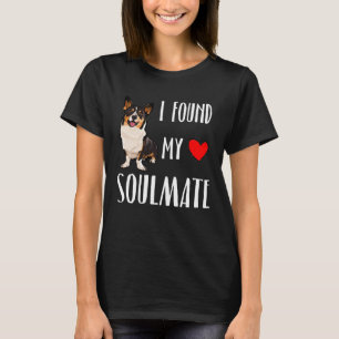 I Found My Soulmate Cardigan Welsh Corgi Dog Frie T-Shirt