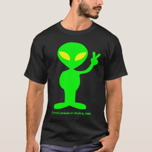I Found Peace In Dulce New Mexico Alien T-Shirt