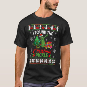 I Found The Christmas Pickle Funny Pickle Dabbing T-Shirt