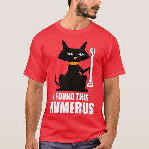 I Found This Humerus Cats Humourous Halloween Cat T-Shirt