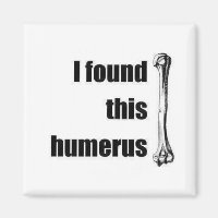 I found this humerus