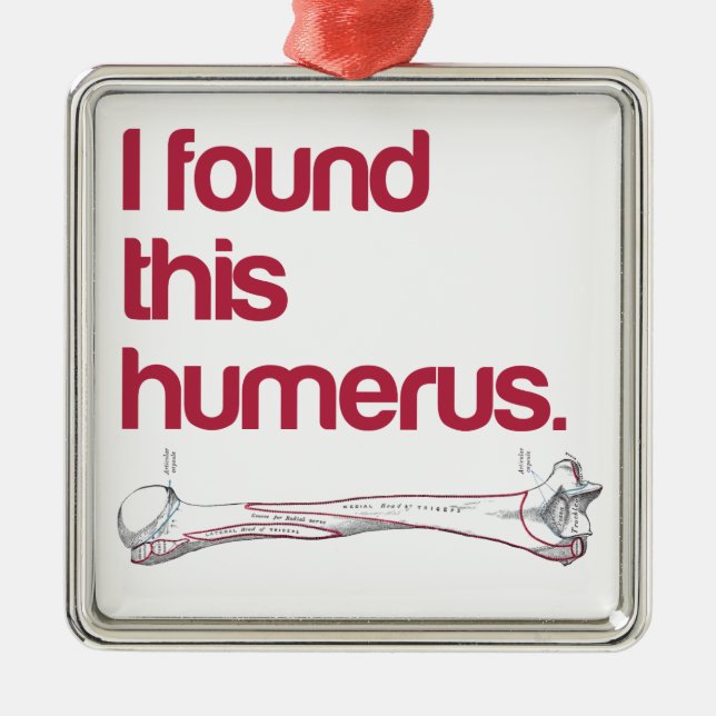 I found this humerus metal tree decoration (Front)