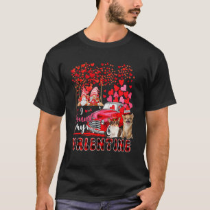 I Found Valentine Two Cute Chihuahuas Couple Gnome T-Shirt