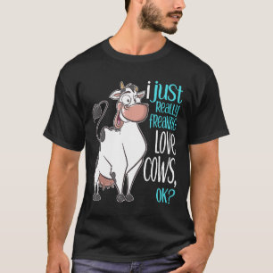 I Freaking Love Cows Cow For Kids Adults T-Shirt