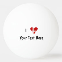 I (Funky Heart Shaped Danish Flag) Your Text