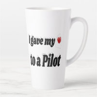I Gave My Heart to a Pilot black text
