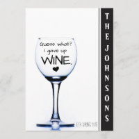 I Gave Up Wine Funny Pregnancy Announcement