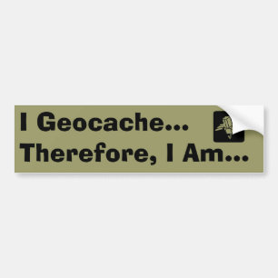 I Geocache Bumper Sticker