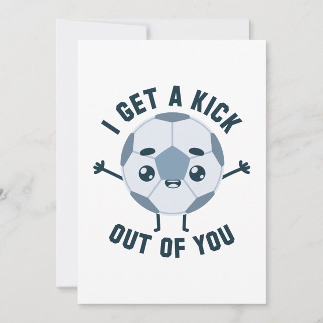 I Get A Kick Out Of You Thank You Card (Front)