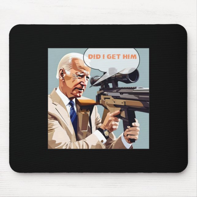 I Get Him Bulletproof Trump 2024  Mouse Pad (Front)