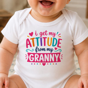 I Get My Attitude From My Granny Bodysuit
