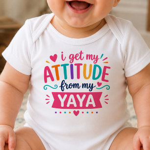 I Get My Attitude From My Yaya Bodysuit