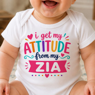I Get My Attitude From My Zia Bodysuit