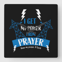 I Get My Power From Prayer Christian Gifts