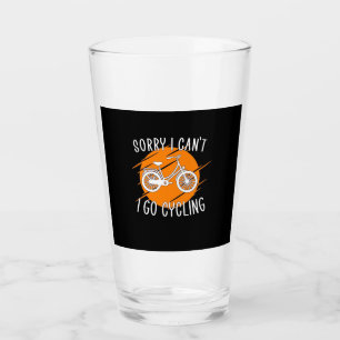 I Go Cycling Glass