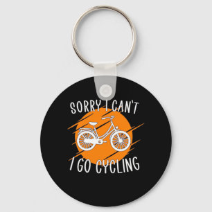 I Go Cycling Key Ring