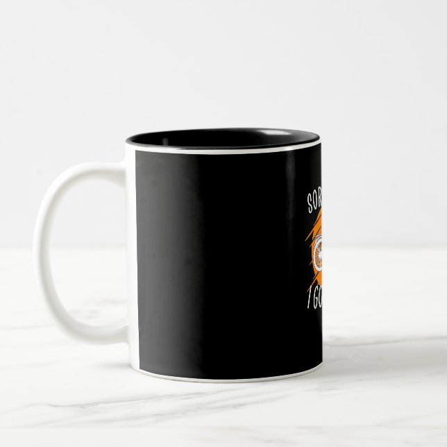 I Go Cycling Two-Tone Coffee Mug (Left)