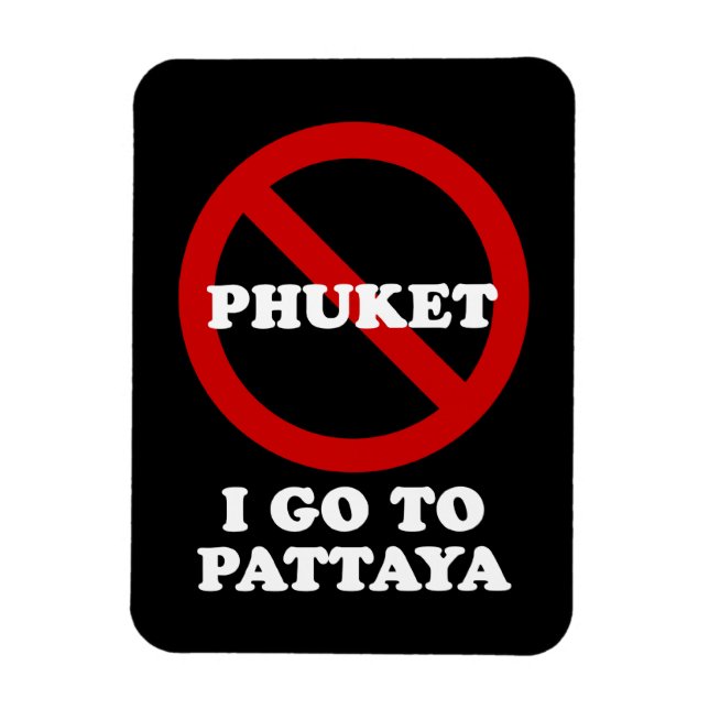 I GO TO PATTAYA MAGNET (Vertical)