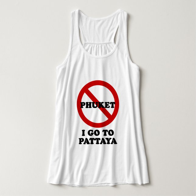 I GO TO PATTAYA SINGLET (Design Front)