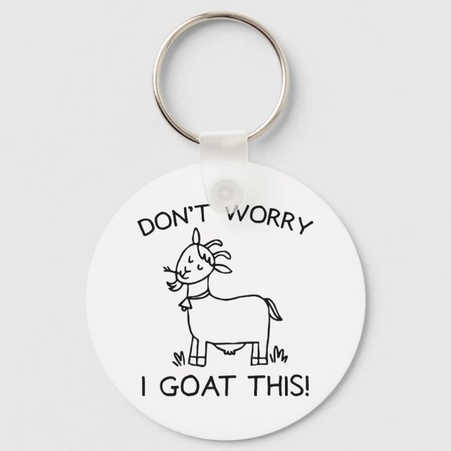 I Goat This Key Ring (Front)