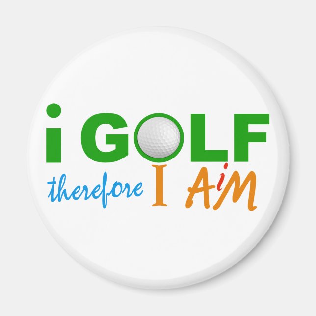 I GOLF magnet (Front)