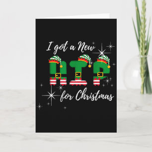 I Got A New Hip For Christmas Funny Hip Replacemen Card