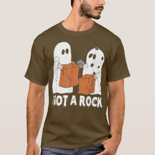 I Got A Rock Funny Boo Ghost Happy Halloween Costu T-Shirt