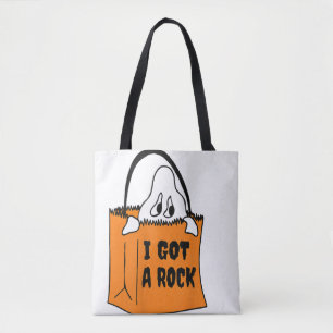 I Got a Rock Funny Tee Halloween Ghost Costume Tote Bag